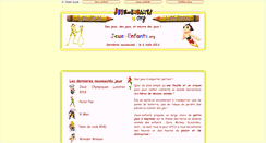 Desktop Screenshot of jeux-enfants.org